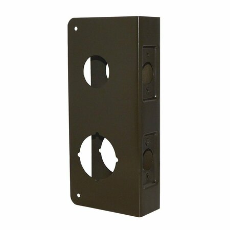 DON-JO Classic Wrap Around for Double Lock Combination Lockset with 2-1/8in and 1-1/2in Holes 4in CW26410B